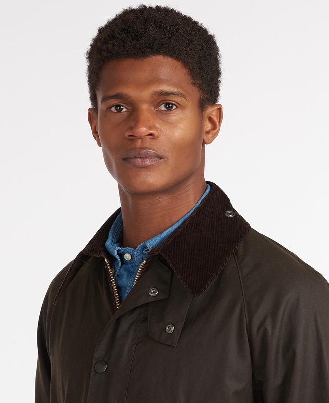 Chaqueta Encerada Barbour Classic Bedale® Hombre Negros | 914738-PXU