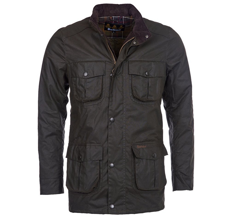 Chaqueta Encerada Barbour Corbridge Hombre Verde Oliva | 827541-KLA