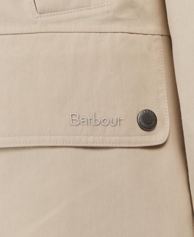 Chaqueta Impermeable Barbour Clary Mujer Beige | 296503-QVZ