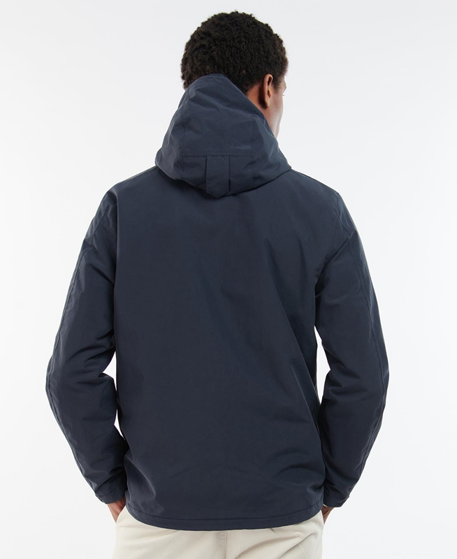 Chaqueta Impermeable Barbour Dillon Hombre Azul Marino | 780319-RQY