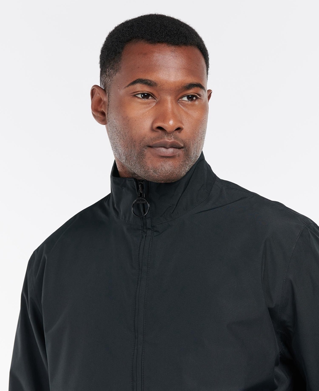 Chaqueta Impermeable Barbour Summer Chelsea Hombre Negros | 061574-UJV