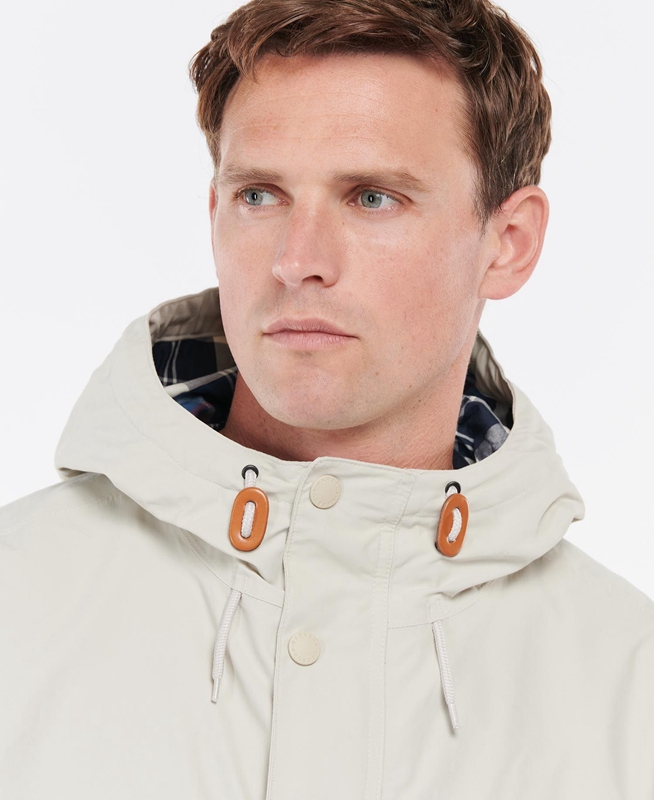 Chaqueta Impermeable Barbour Summer City Parka Hombre Beige | 053291-VZL