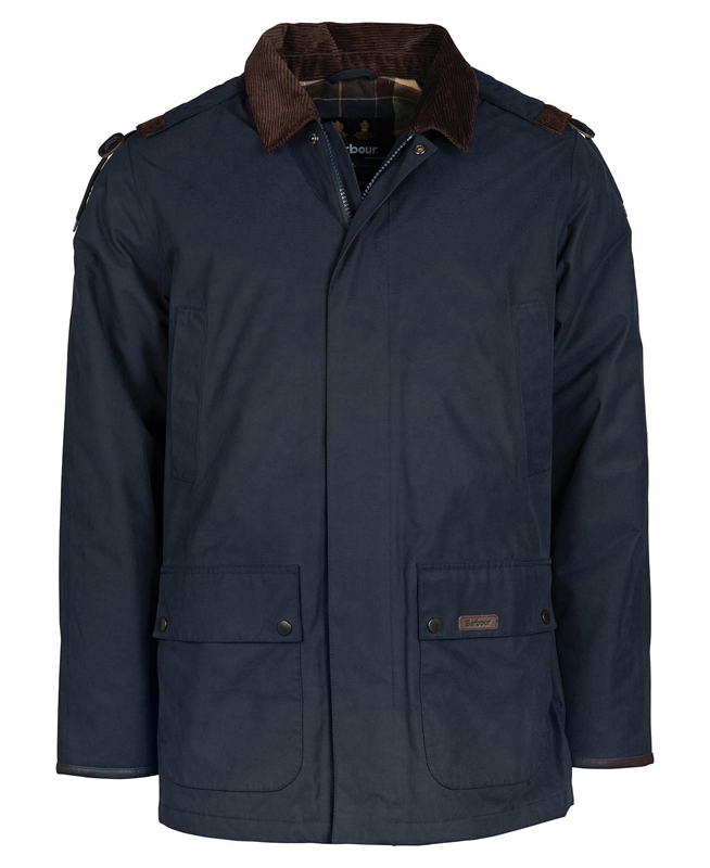 Chaqueta Impermeable Barbour Wallace Hombre Azul Marino | 261849-DWM