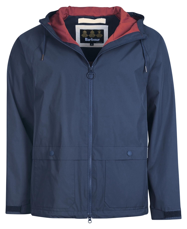 Chaquetas Casuales Barbour Begral Showerproof Hombre Azul Marino | 589432-LXB