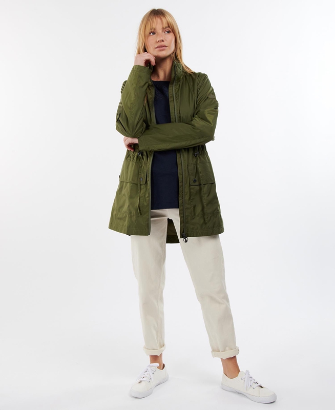 Chaquetas Casuales Barbour Campion Showerproof Mujer Verdes | 159038-HYI