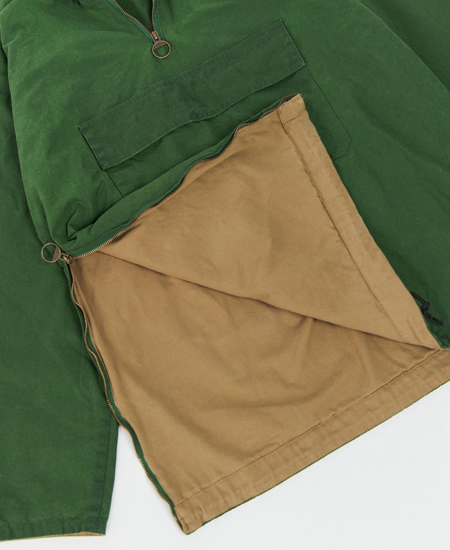 Chaquetas Casuales Barbour Explorer Twig Pullover Hombre Verdes | 824709-TVR