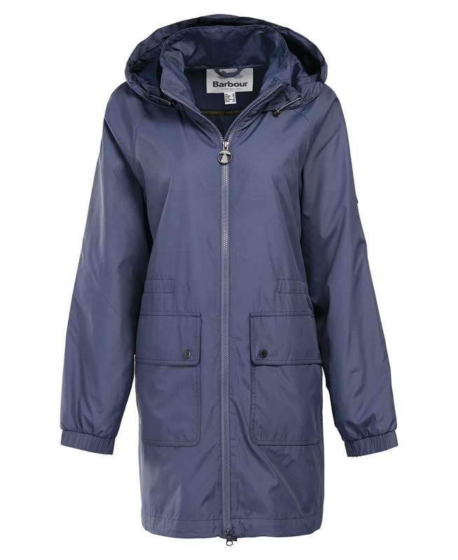 Chaquetas Casuales Barbour Sea Daisy Showerproof Mujer Azul Marino | 479806-ZAF