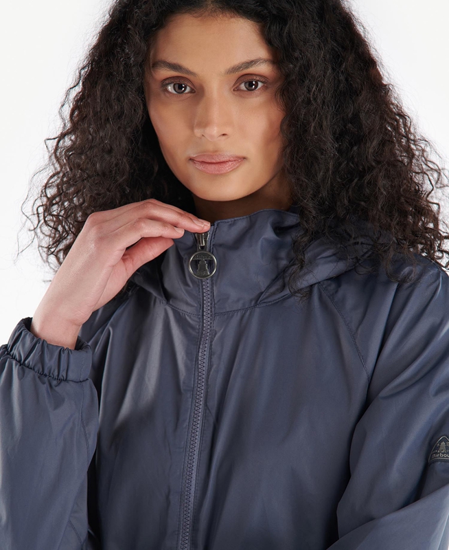 Chaquetas Casuales Barbour Sea Daisy Showerproof Mujer Azul Marino | 479806-ZAF