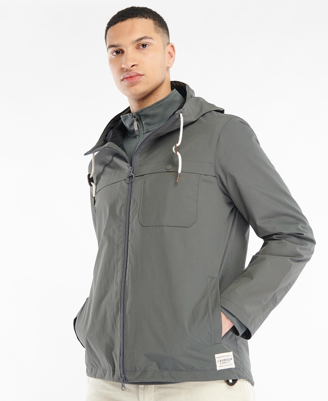 Chaquetas Casuales Barbour Selby Showerproof Hombre Grises | 156302-RID