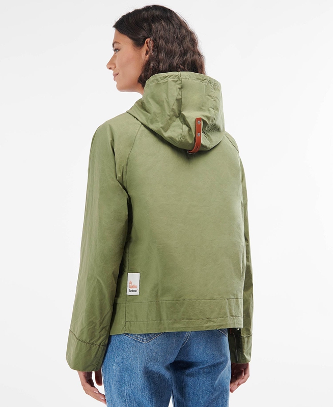 Chaquetas Casuales Barbour x Ally Capellino Tip Mujer Verdes | 061472-WTZ