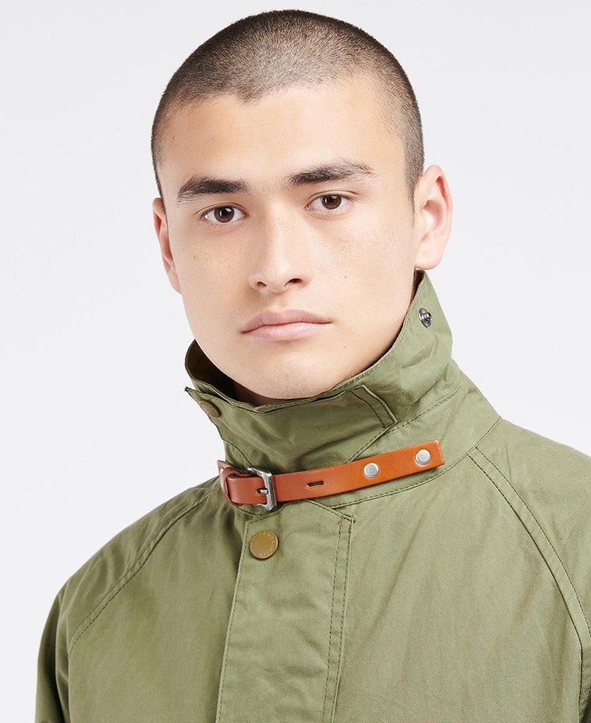 Chaquetas Casuales Barbour x Ally Capellino Back Hombre Verde Oliva | 364709-QTP