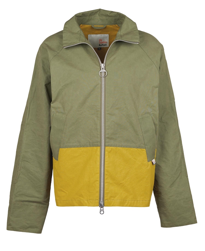 Chaquetas Casuales Barbour x Ally Capellino Hand Hombre Verde Oliva | 587913-OXF