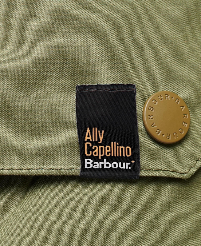 Chaquetas Casuales Barbour x Ally Capellino Ernest Hombre Verde Oliva | 648513-VPA