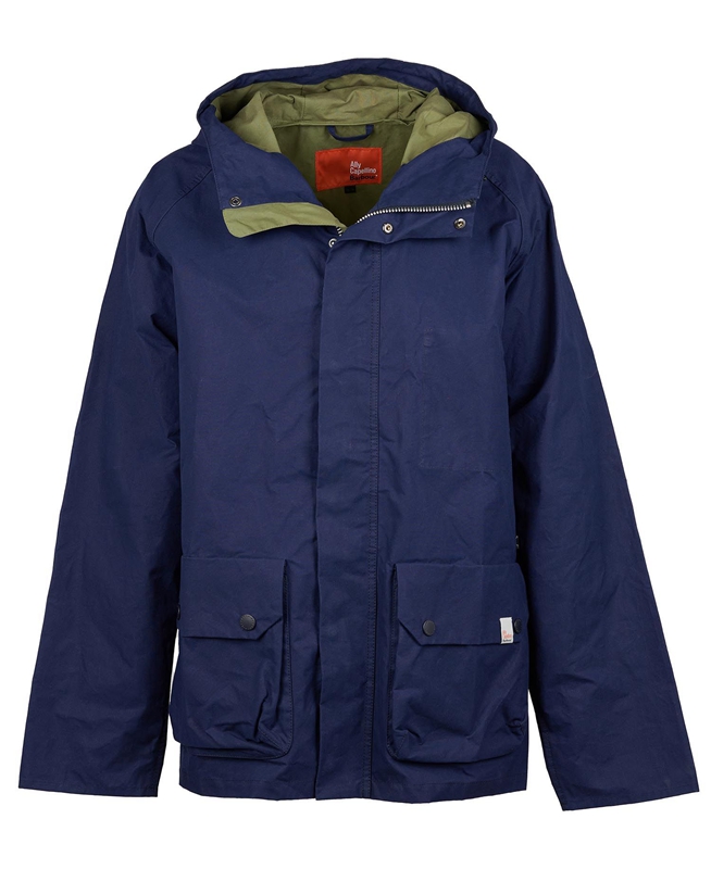 Chaquetas Casuales Barbour x Ally Capellino Ernest Hombre Azul Marino | 896214-OXP