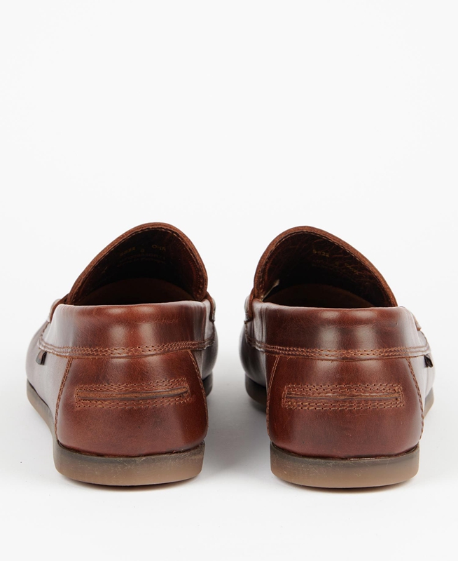 Loafers Barbour Kelson Hombre Marrom | 634591-GJK