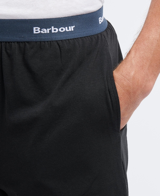 Pantalones Barbour Abbott Hombre Negros | 620941-ZPV