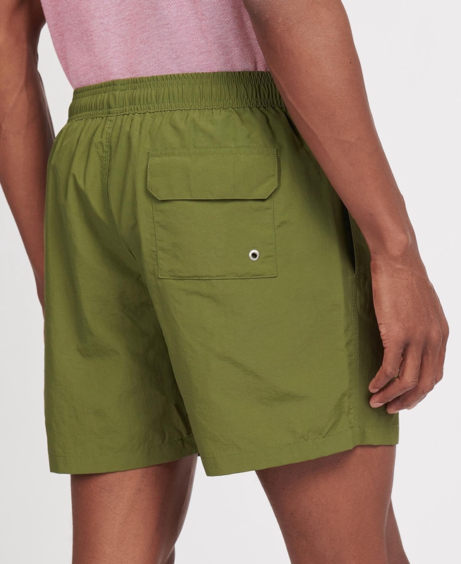 Pantalones Barbour Essential Logo 5'' Swim Hombre Verde Oliva | 648735-GUI