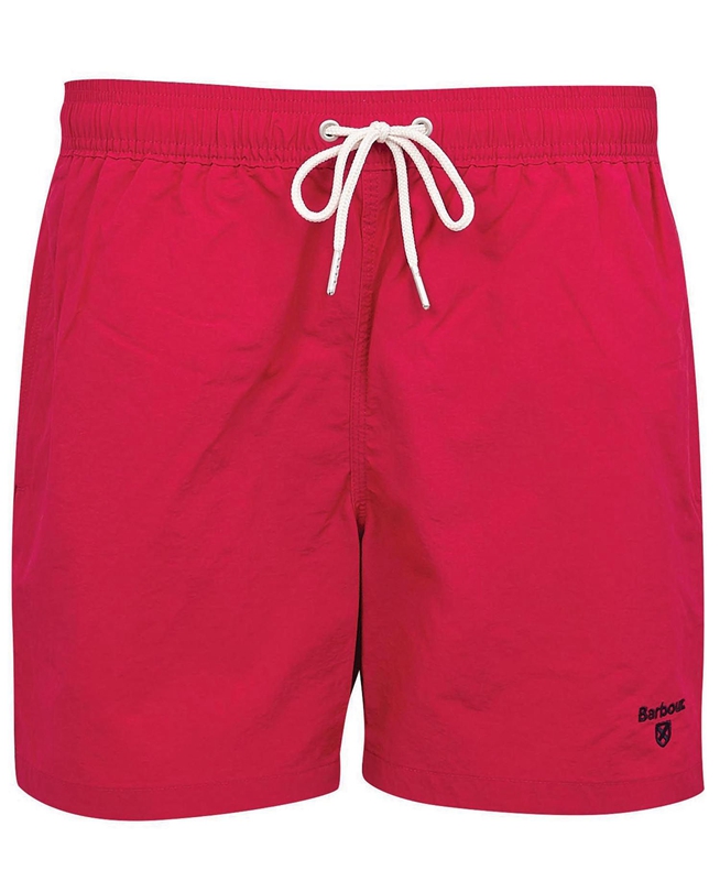 Pantalones Barbour Essential Logo 5'' Swim Hombre Rojos | 924387-GZA