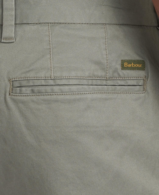 Pantalones Barbour Neuston Essential Chinos Hombre Verde Oliva | 194538-WQC