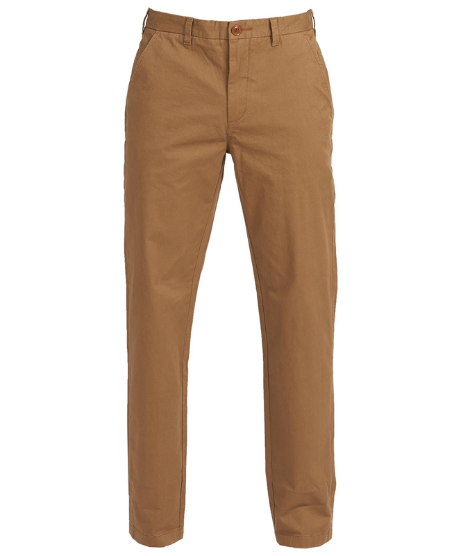 Pantalones Barbour Neuston Essential Chinos Hombre Beige | 620375-GWZ