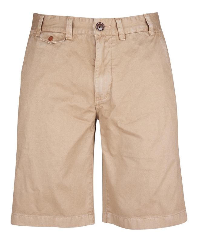 Pantalones Barbour Neuston Twill Hombre Beige | 920167-IZV