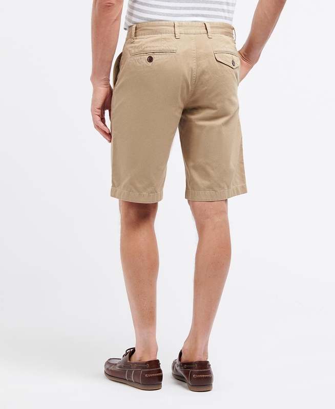 Pantalones Barbour Neuston Twill Hombre Beige | 920167-IZV