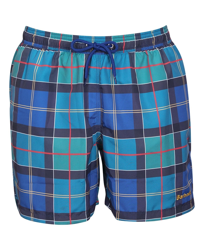 Pantalones Barbour Tartan Swim Hombre Multicolor | 058123-XLN