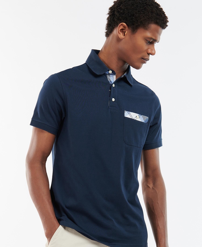 Polo shirts Barbour Lirst Hombre Azul Marino | 437918-RHM