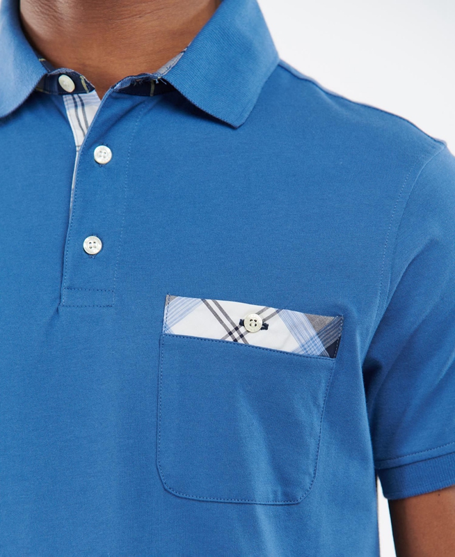 Polo shirts Barbour Lirst Hombre Azules | 250394-KFZ