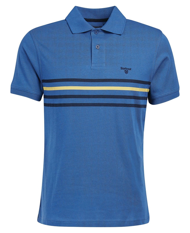 Polo shirts Barbour Silsden Hombre Azules | 569348-UMD