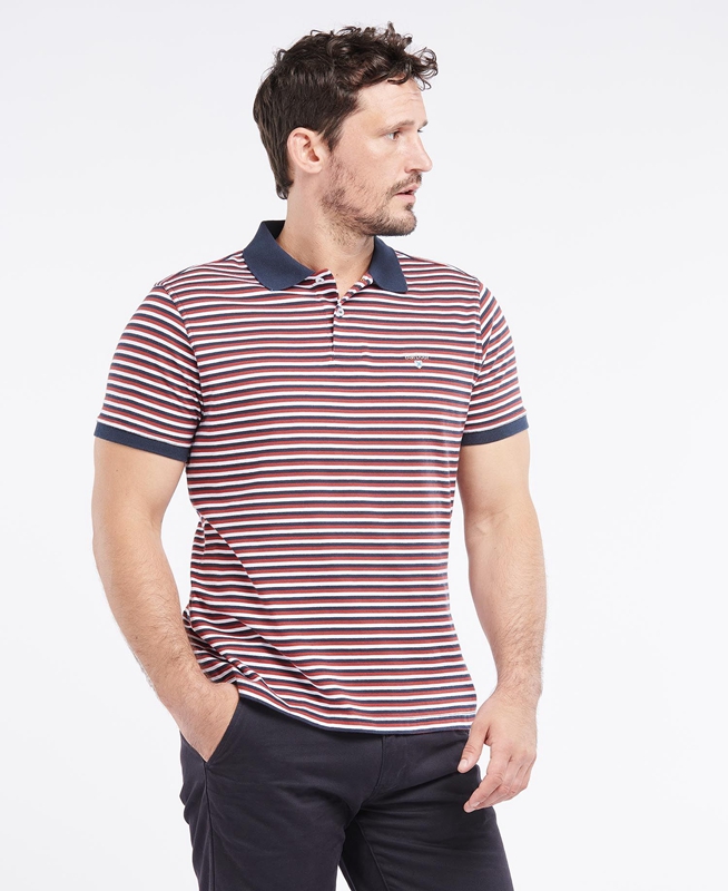 Polo shirts Barbour Swinden Hombre Rojos | 865173-VCH