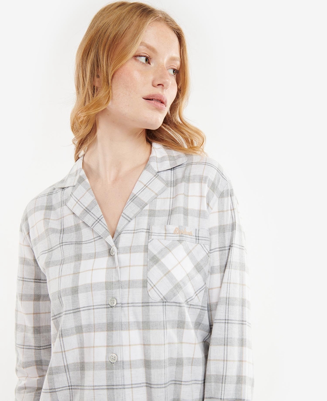 Ropa De Dormir Barbour Etta Nightshirt Mujer Grises | 821375-RWN