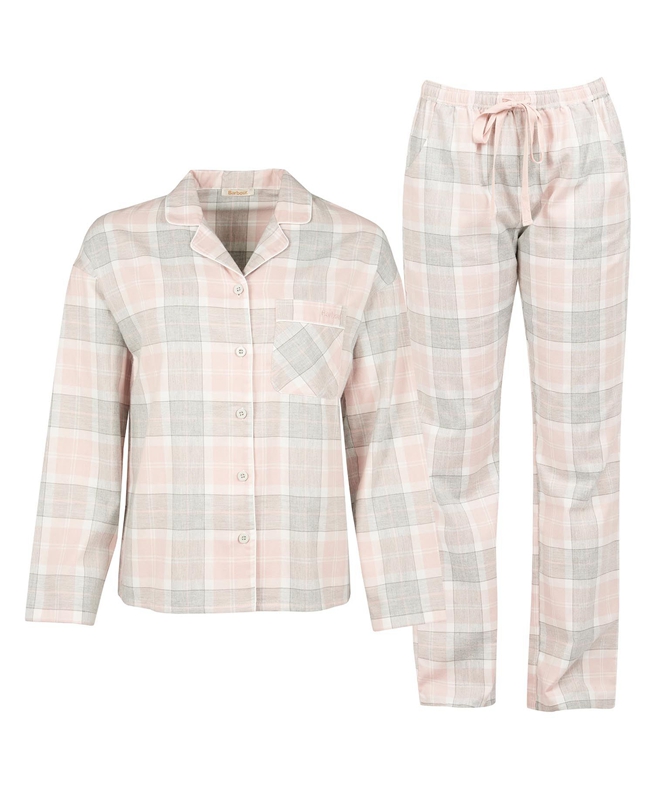 Ropa De Dormir Barbour Schlafanzug-Set Ellery Mujer Rosas | 269017-BJD