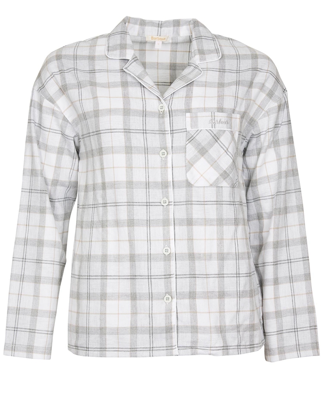 Ropa De Dormir Barbour Schlafanzug-Set Ellery Mujer Grises | 428190-ICE