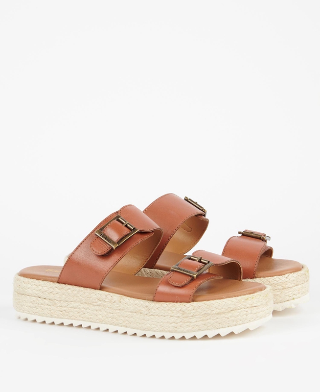 Sandalias Barbour Amelda Mujer Marrom | 405283-XTH