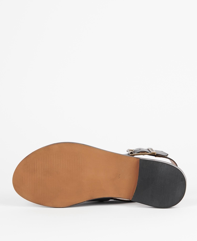 Sandalias Barbour Moreda Mujer Negros | 365104-BFE