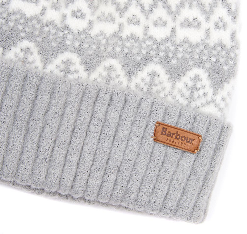 Sombreros Barbour Beanie Alpine Fair Isle Pom Mujer Grises | 041823-BIL