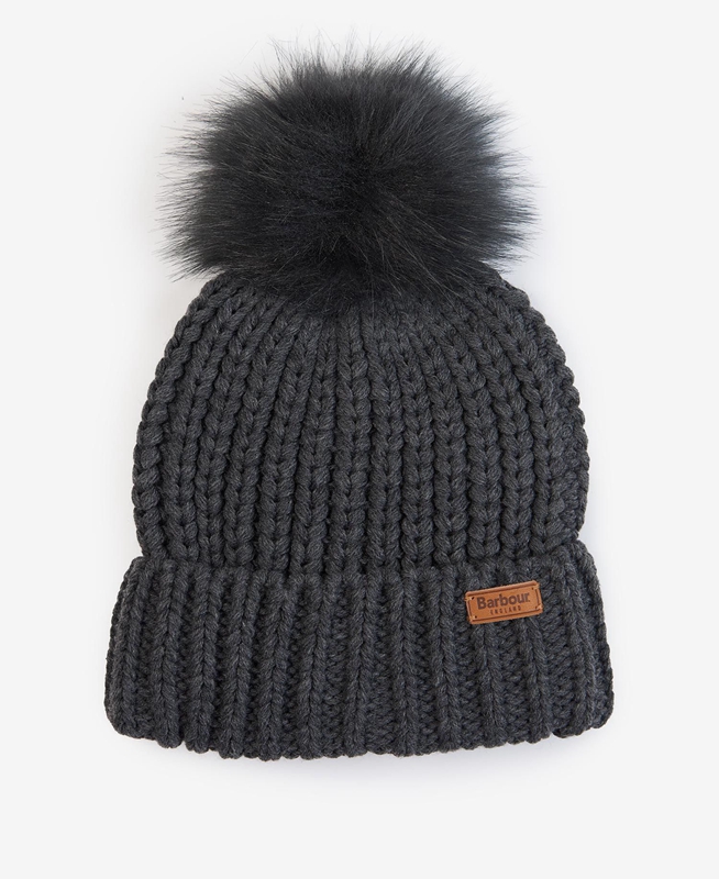 Sombreros Barbour Saltburn Beanie Mujer Negros | 310485-XBM