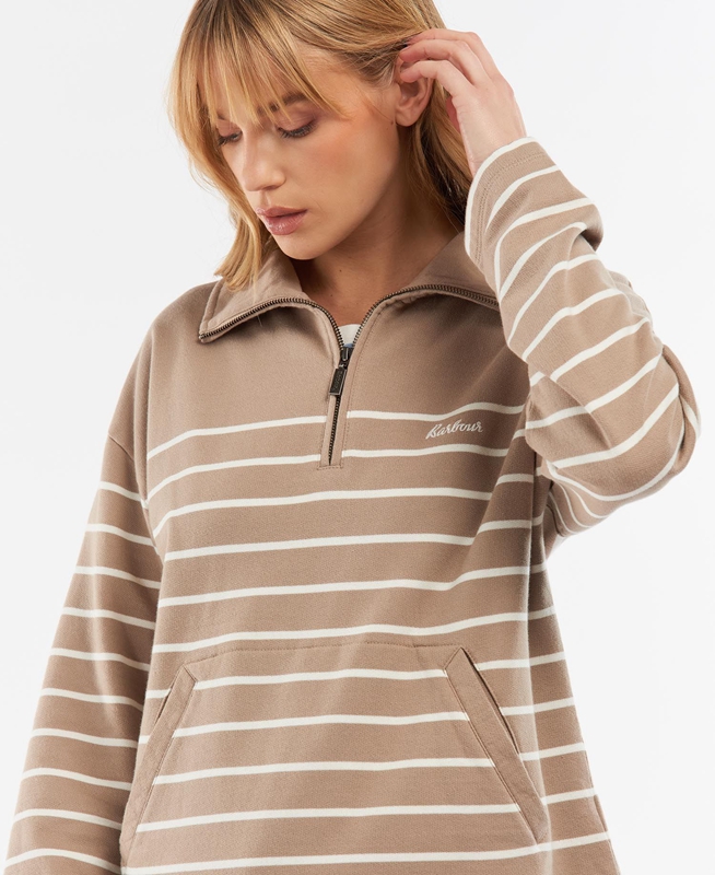 Sudaderas Barbour Explorer Ember Mujer Beige | 958723-YHO