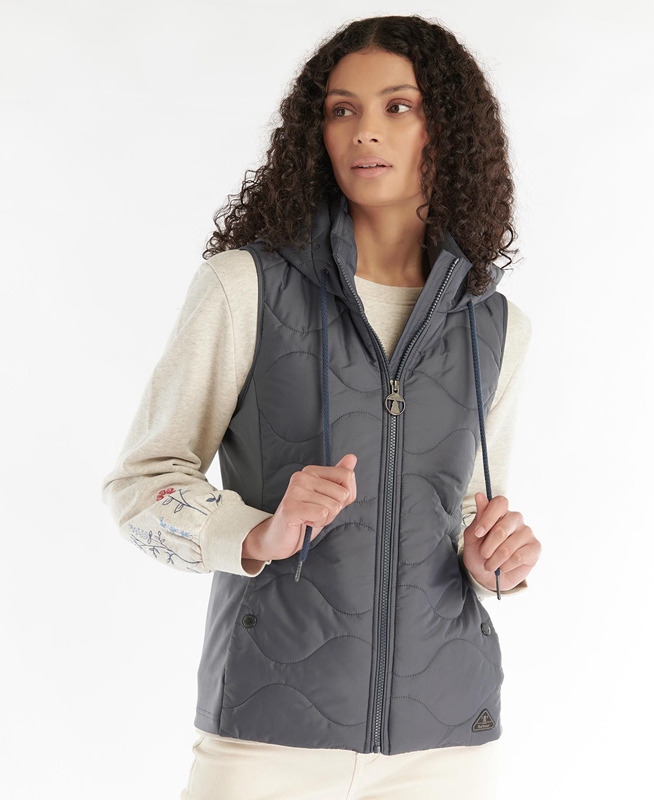 Sudaderas Barbour Thrift Quilted Mujer Grises | 052176-BIQ