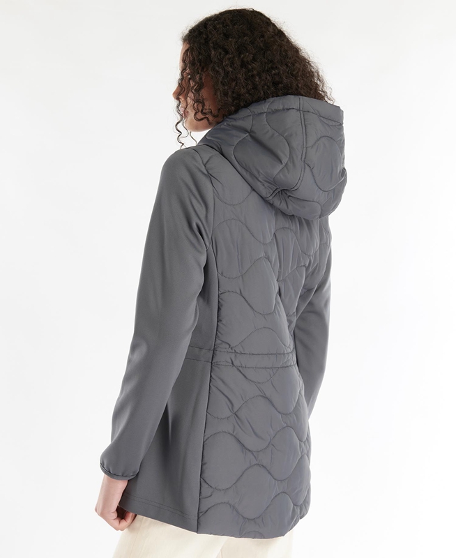 Sudaderas Barbour Willowherb Quilted Mujer Grises | 927140-EWN