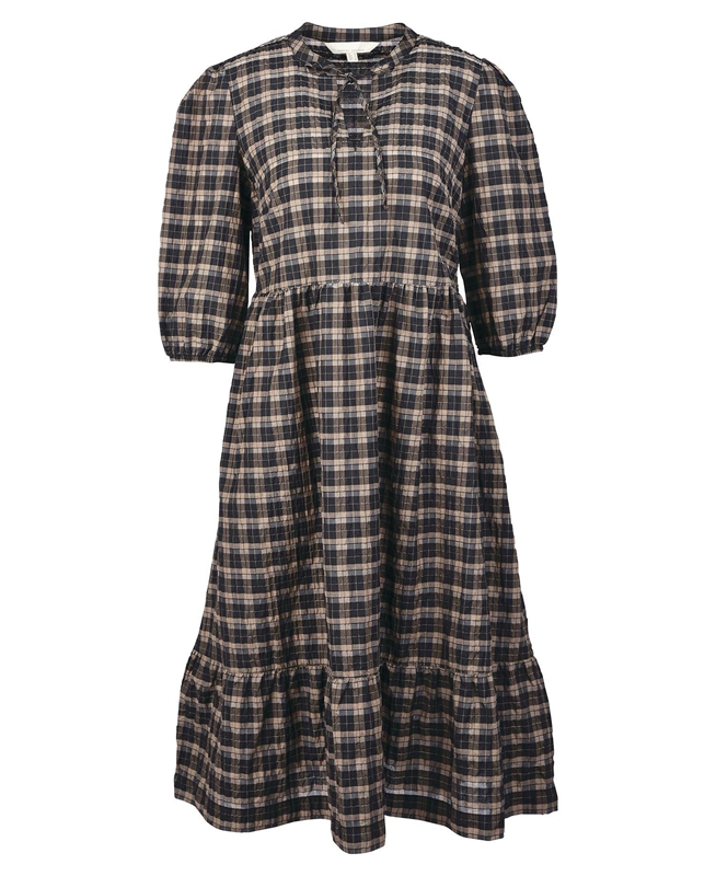 Vestido Barbour Lorelie Mujer Negros | 351268-BIM